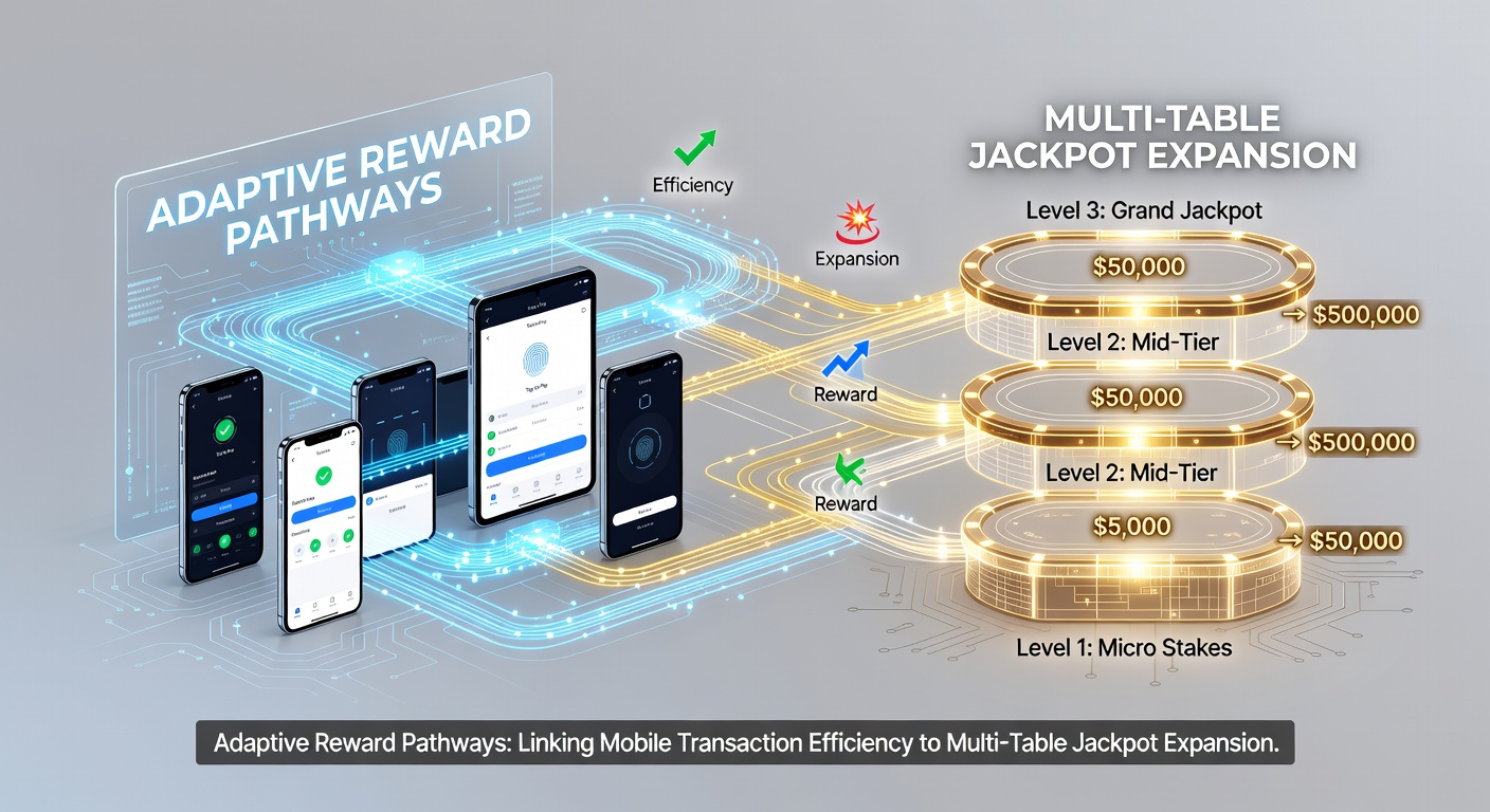 Multi-Table-Jackpot-Systeme mit synchronisierten mobilen Zahlungen