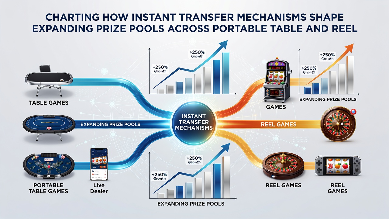 Visualisierung von Preispool-Wachstum durch schnelle Transaktionen in mobilen Spielen