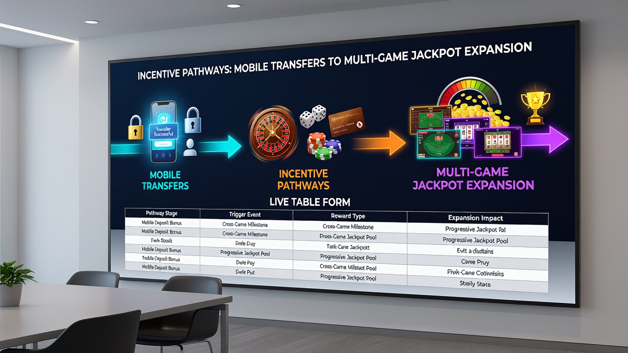 Visualisierung von Synchronisationsmustern zwischen mobilen Transaktionen und erweiterten Jackpot-Pools in Live-Tischspielen