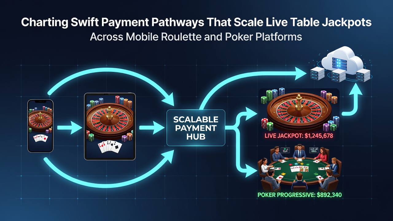 Schnelle Zahlungssysteme in mobilen Roulette- und Poker-Plattformen mit Live-Tisch-Jackpots