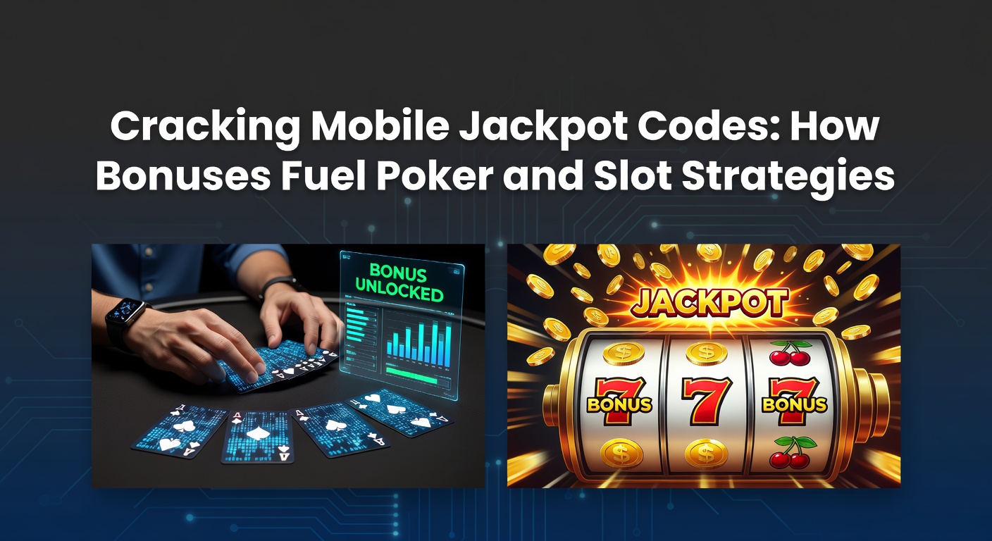 Smartphone mit leuchtendem Jackpot-Symbol und Poker-Chips auf dem Bildschirm, das mobile Gaming-Strategien symbolisiert