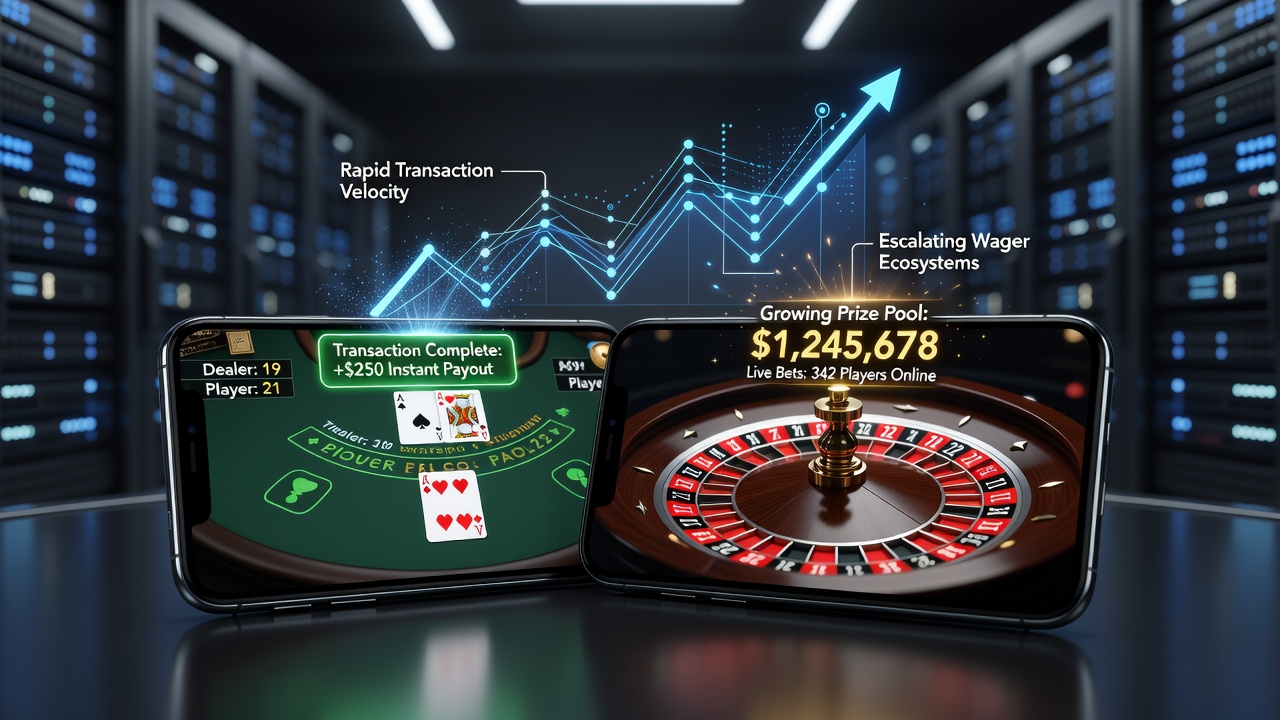 Wachsende Preis Pools durch mobile Transaktionen
